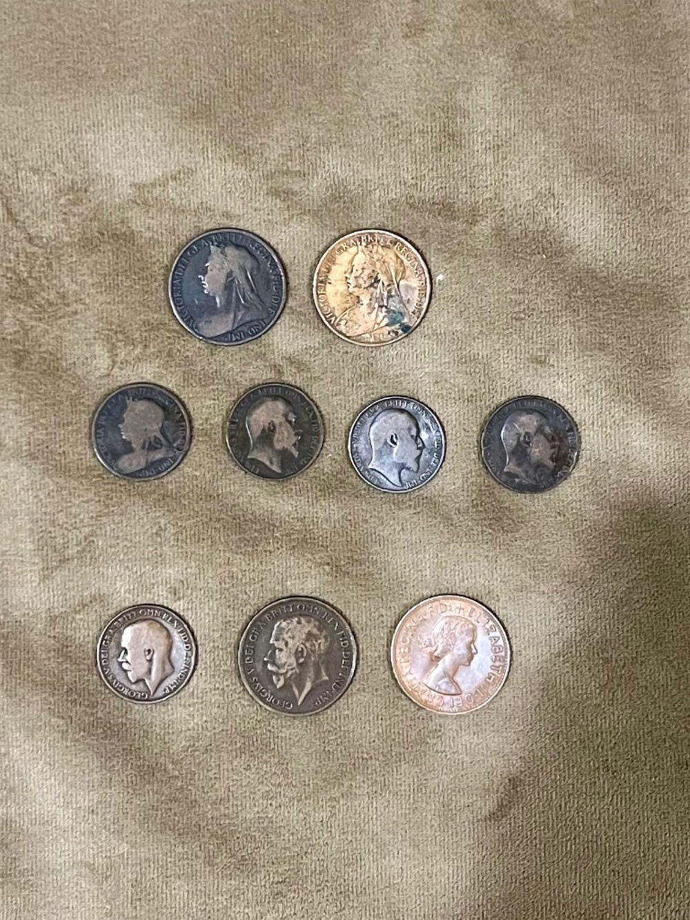 Great Britain Coins 9 in total